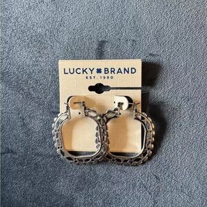 Brand new Lucky Brand Silver Earrings